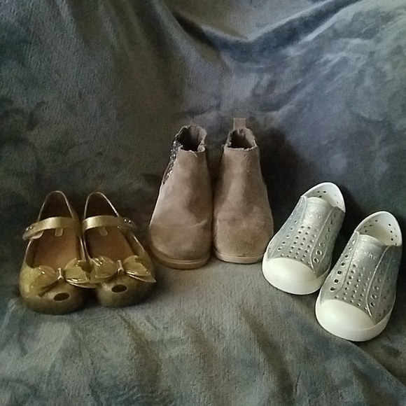 Mini Melissa Other - Butterfly slippers, leather boots, water shoes